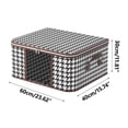 thumbnail image 1 of EGNMCR Closet Organizers and Storage, Storage Trunks & Bag Visual Clothes Storage Bag Wardrobe Sorting Storage Box Portable Storage Bag Winter Quilt Storage Box good products, 1 of 3