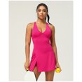 thumbnail image 4 of PISONIC Robe de Tennis pour Femmes, Robe Athlétique avec Soutien-Gorge Intégré et Shorts Robes d'Été pour Femmes Tenues de Golf pour l'Entraînement, 4 of 7