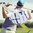 thumbnail image 3 of jinwen Golf Gloves Left Handed Leather Breathable Professional Pick Size M M, 3 of 9