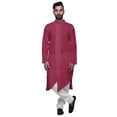 thumbnail image 4 of Atasi Long Button Down Kurta For Boys Solid Festive Clothing Ethnic Mens Wear, 4 of 5