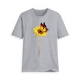 thumbnail image 3 of Nouveau T-Shirt pour Femmes un Petit Tournesol Manches Courtes Col Rond T-Shirt d'Été pour Dames Tee Blouse, 3 of 3