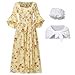 thumbnail image 3 of GRACEART Pioneer Woman Costume Robe de Prairie Coloniale pour Femmes 100 % Coton, 3 of 4