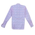 thumbnail image 2 of Vincenzo Di Ruggiero Men's Royal / Red Camiceria Irregular Dot Button Down Casual Button-Down Shirt - M, 2 of 2