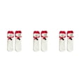 thumbnail image 4 of Decodeary Stay Warm And Stylish With These Fashionable Winter Socks Soft And Comfortable Red hat snowman 3Set, 4 of 6