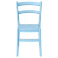 thumbnail image 3 of Compamia Tiffany Chaise de Salle à Manger de Patio Bleu Pâle, 3 of 9