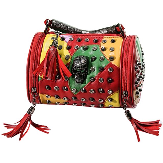 Sac à Main pour Femme Mode à Rivets Créatif Multiusage Sac Bandoulière Sac à Épaule