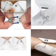 thumbnail image 4 of 6Pcs Metal Collar Cuff Extender Buttons Lengthen Buckle Expander for Shirt Pants, 4 of 8