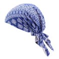 thumbnail image 2 of Couvre-Chef Cancer pour Femmes Confort Foulard Bonnet Chimio Cancer - Fond Noir avec Grand, 2 of 6