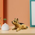 thumbnail image 3 of Cute Bobble Head Dogs Figurine Model Simulation Shaking Head Dog Nodding Dog for Sheepdog, 3 of 8