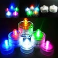 thumbnail image 1 of mmirethe SUBMERSIBLE LED LIGHT TEA CANDLES WEDDING WATER PROOF PARTY Colorful Light 3 x 2.6cm 1Set, 1 of 6