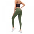 thumbnail image 1 of Pantalon de Yoga Chaud Taille Haute Doublé en Molleton pour Femmes avec Poches, 1 of 7