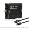 thumbnail image 4 of Digital to Analog Audio Converter,DAC Digital SPDIF Optical to Analog L/R RCA & 3.5Mm AUX Stereo Audio Adapter, 4 of 9