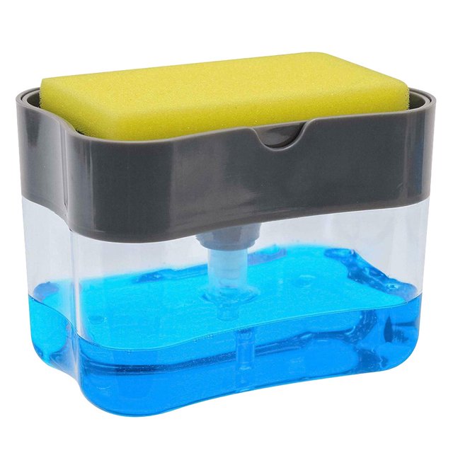 New Soap Pump Dispenser Sponge Holder for Dish Soap Sponge Kitchen Tool