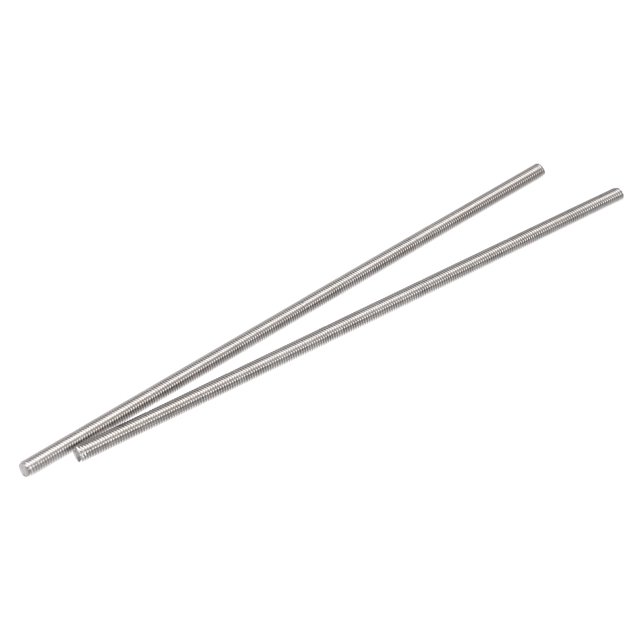 Unique Bargains M6 x 250 mm Tige Entièrement Filetée en Acier Inoxydable 304 Filets Main Droite Lot de 2