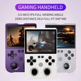 thumbnail image 3 of XU10 Handheld Game Console 3.5" IPS Screen 3000mAh Battery Linux System Miyoo RG35XX Portable Video Game Console PURPLE 128G(11780 Games), 3 of 6