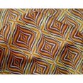 thumbnail image 4 of oneOone Silk Tabby Fabric Ogee Flame Stitch Print Sewing Fabric BTY 42 Inch Wide, 4 of 4