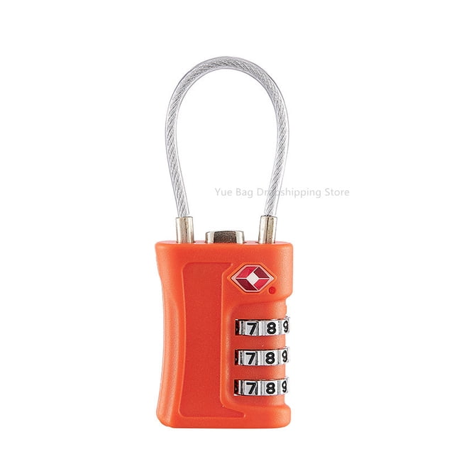 1PC TSA Customs Colorful Code Lock For Travel Luggage Password Changeable Lock Contrast Color Design Padlock Cabinet Locker 2# I