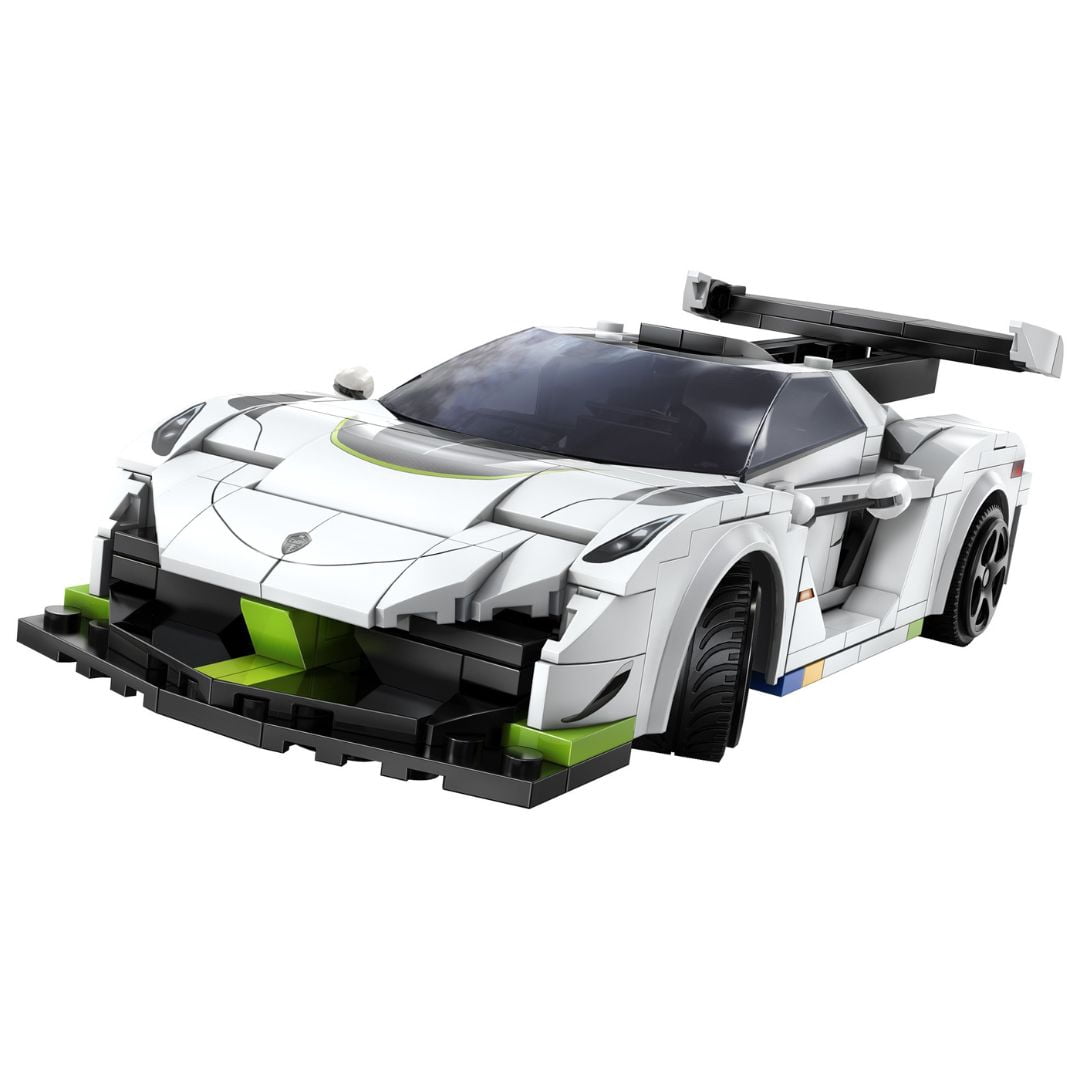 CaDA 322 Pieces Fantasma Race Car Building Block Set, Construction Toy Set