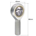 thumbnail image 2 of Uxcell Rod End Bearing Self-lubricated Joint Bearing Right Hand Male Thread Connector 16mm, 2 of 6