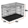 thumbnail image 2 of Vibrant Life Double-Door Metal Wire Dog Crate with Divider,42in, 2 of 7