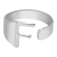 thumbnail image 1 of Fashion Couple Ring Twenty Six English Letter Open Ring Couple Jewelry, 1 of 9