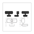 thumbnail image 3 of Full HD 2K Webcam with Microphone 360Degree Adjustment USB for Computer Digital Webcam PC Autofocus Web, 3 of 6