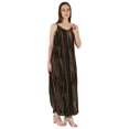 thumbnail image 2 of Inkmeso Robe d'Été Aguichant Imprimée pour Femmes à Bretelles Spaghetti, Robe Maxi Décontractée de Plage et de Villégiature, 2 of 7
