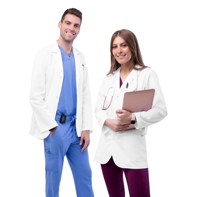"Adar Universal Unisex Lab Coats - Classic 31"" Consultation Lab Coat"
