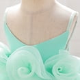 thumbnail image 4 of WEAIXIMIUNG Robes Florales Courtes pour Adolescentes, Robe de Fête Sans Manches, Couleur Unie, Robe de Fête d'Anniversaire avec Bandeau, 4 of 4