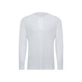 thumbnail image 4 of Yuyuzo Mens Long Sleeve Shirts Slim Fitted Ribbed Solid Color Button V-Neck Fall Casual Plain Tops, 4 of 6