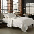 thumbnail image 4 of My Bed Linens TENCEL™-  Vegan Silk (Lyocell) 300 TC King Bed Sheet Set, White, Ultra Soft, Breathable, 4 of 10
