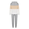 thumbnail image 2 of Birdeem Ensemble pour Femmes Survêtement Chandail Uni Col Rond 2 Pcs Sport Sans Capuche Ensembles, 2 of 6