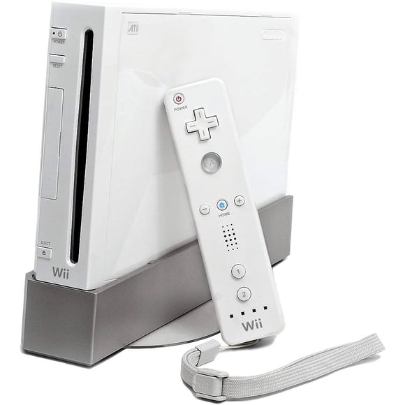 Nintendo Wii (White) Console Bundle with 3 Remotes