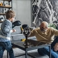 thumbnail image 4 of Balle de Vitesse de Boxe de Table à Ventouse / Sac de Frappe Anti-Stress / Construction Durable en Cuir / Ressort Robuste / Entraîneur de Mise en Forme Portable pour Bureau / Hauteur de 37 cm / Comprend Pompe et Valves, 4 of 9