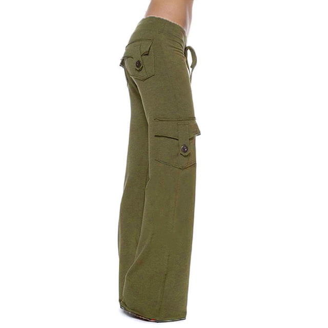 TopLLC Pantalon Tactique Extensible Flex pour Femmes, Pantalon Cargo Résistant à l'Eau en Ripstop pour le Travail, Pantalon Droit/cargo à Taille Élastique avec Poches