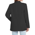 thumbnail image 4 of Élégant Complet Formel pour Filles à Manches Longues avec Col Châle et Poche Intérieure, devant Ouvert, pour Enfants, Occasions Stylées, 4 of 7