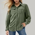 thumbnail image 4 of BLVB Chemises à Manches Longues Upf 50 pour Femmes, Protection Solaire UV, Plein Air, Pêche, Randonnée, Voyage, Chemises Boutonnées, 4 of 7