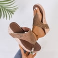 thumbnail image 2 of Tauxra Sandales Compensées en Liège pour Femmes avec Boucle Ajustable et Semelle Intérieure Coussinée pour l'Été, Sandales Décontractées Confortables pour Femmes avec Semelle Extérieure à Traction Texturée, 2 of 9