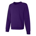 thumbnail image 2 of Hanes Chandail en Molleton Col Rond ComfortSoft EcoSmart pour Filles, TP, Violet Thora, 2 of 7