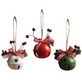 thumbnail image 2 of Boovnll Christmas Bells Xmas Tree Hanging Decor Metal Christmas Bells for Decoration for Holiday Xmas Tree Window Party Decor, Christmas Decorations (3Pcs), 2 of 3