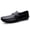 Black, variant on Men's Casual Loafers Slip On Leather Shoes Comfortable Lightweight Driving Shoes Male Moccasins Classic Penny Loafer Flats Boat Shoes Outdoor Walking Shoes