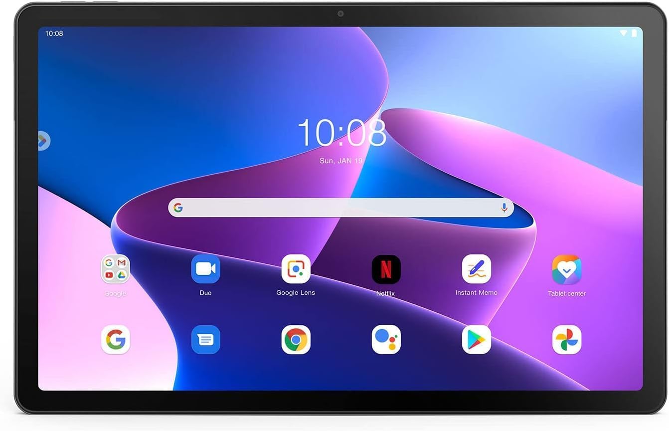 Tablette 2K Reconditionnée (Bonne) Lenovo M10 Plus G3 10.6 (MediaTek Helio G80, 4 Go RAM, 128 Go eMCP, Android) - Gris Orage (ZAAJ0001US)