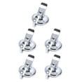 thumbnail image 2 of relayinert Door Hanging Hook Hanger Suction Cup Key Bathrobe Storage Rack Heavy Duty Coat Umbrella Accessory for Kitchen Bedroom Silver 5Set, 2 of 6