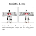 thumbnail image 4 of Aluminum Alloy Router Table Insert Plate Trimming Machine Engraving Tool Flip Board with 4 Rings, 4 of 7