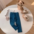 thumbnail image 2 of Pant Size 6 Girls Leggings Toddler Baby Girls Leggings Ribbed Ruffle No Print Tight Stocking Bottom Pants, 2 of 3