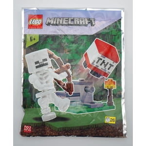 LEGO Minecraft: Skeleton with TNT Launcher and Bonus Tile