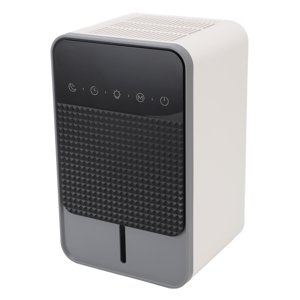Déshumidificateur avec affichage numérique, déshumidifiant semi-conducteur portable compact 1000 Pi2 avec eau alerte complète, arrêt automatique, 7 Couleur Lumière ambiante pour la maison, Chambre, Sous-sol
