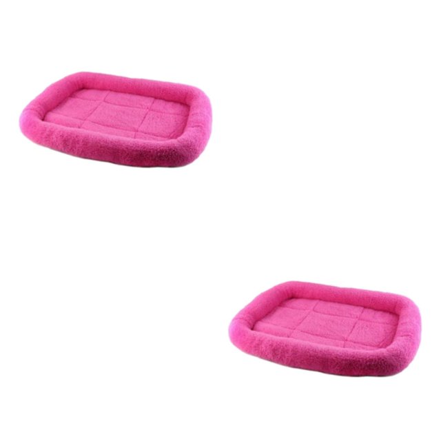 Decodeary Variety Of Colors Available For Cute And Practical Cat Bed Durable rose red S,38*28cm 2Set