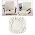 thumbnail image 3 of Office Chair Cover Solid Color Protector Cushion Cover for covers office Chair Armchair Desk Chiar Computer Chairs white, 3 of 8