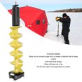 thumbnail image 3 of Ice Auger, Ice Fishing Auger Hard Alloy Steel  For Outdoor, 3 of 8